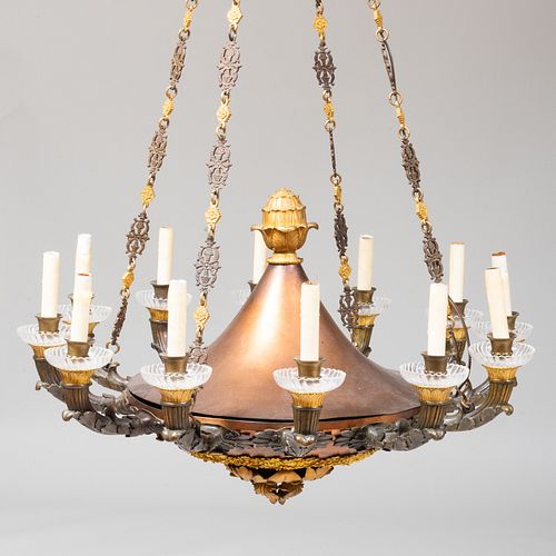 EMPIRE STYLE GILT BRONZE AND METAL 3b8996
