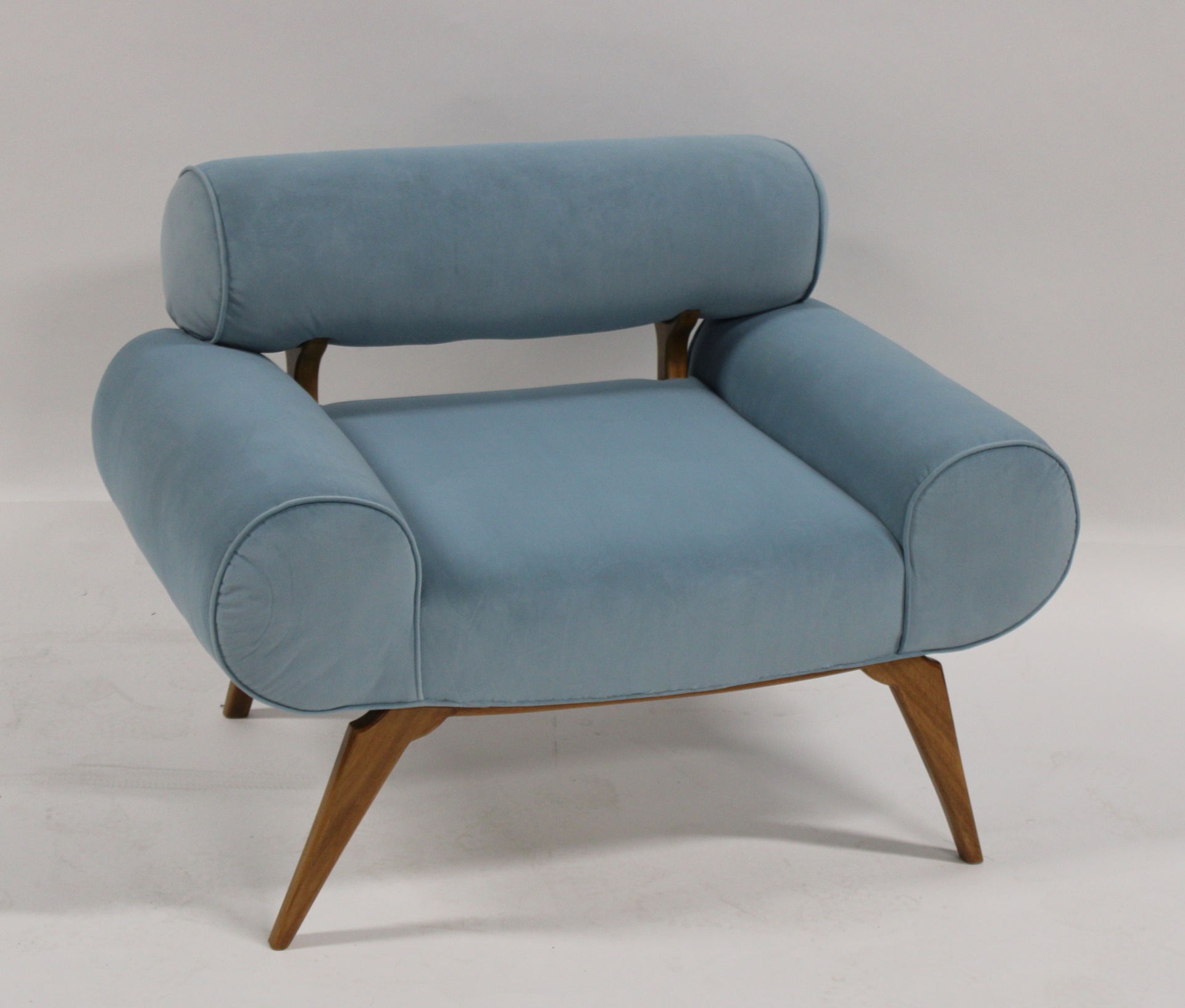 MIDCENTURY STYLE VELVET UPHOLSTERED 3b8a6e