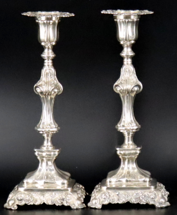 JUDAICA PAIR OF STERLING SHABBAT 3b8a94