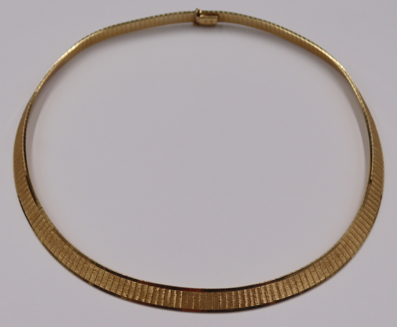JEWELRY. ITALIAN 14KT GOLD ARTICULATED