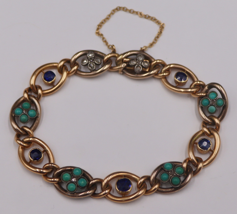 JEWELRY. VICTORIAN 14KT BI-COLOR