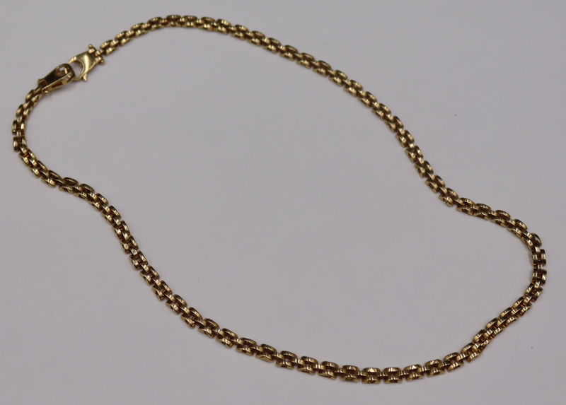 JEWELRY 14KT GOLD CHAIN LINK NECKLACE  3b8af0