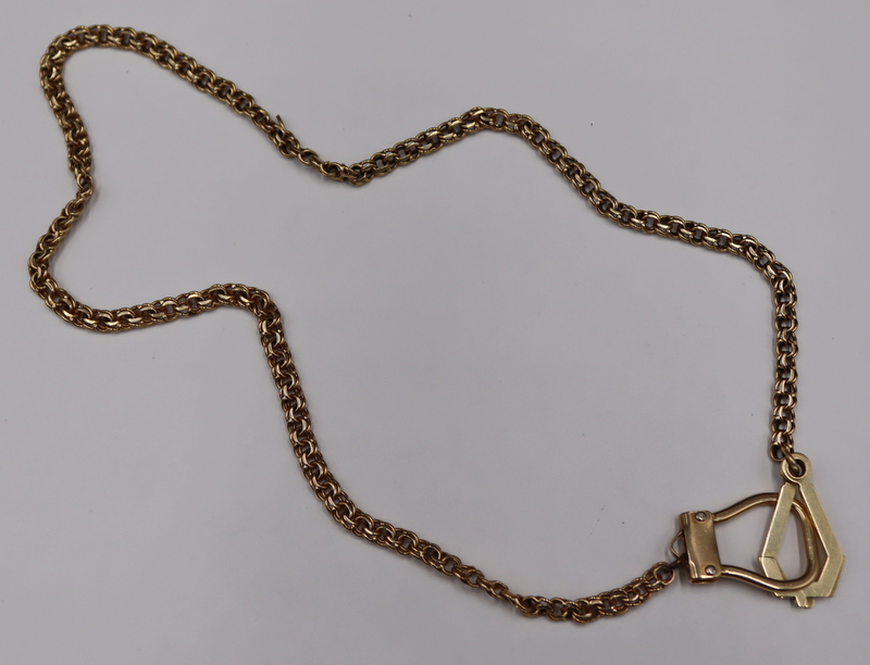 JEWELRY 14KT GOLD CHAIN LINK NECKLACE  3b8af1