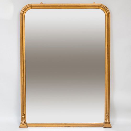 LARGE VICTORIAN OIL GILDED MIRROR5