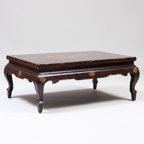 CHINESE BLACK LACQUER LOW TABLE15