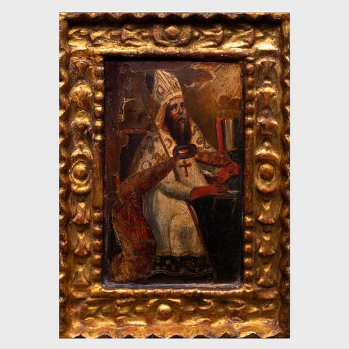 CUSCO ICON OF ST AUGSTINE16 x 3b8b62