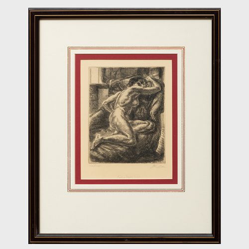 JOHN SLOAN 1871 1951 NUDE ON 3b8bb4