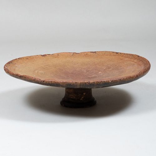 RUSTIC PAINTED EARTHENWARE TAZZA7 3b8bc1