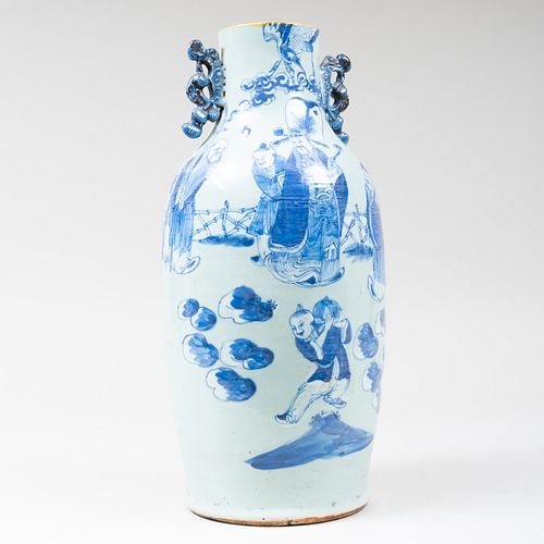 CHINESE CELADON GROUND BLUE AND 3b8bde