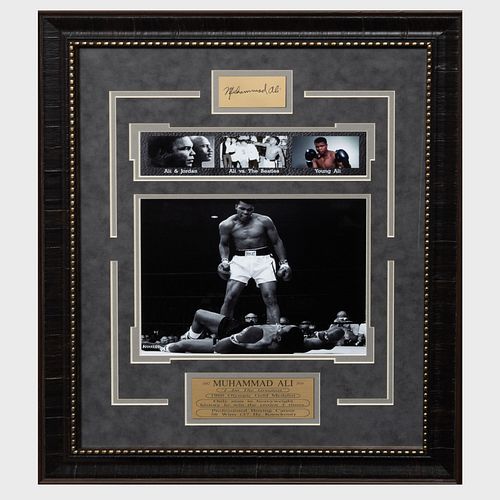 MUHAMMAD ALI PHOTOGRAPHS AND BRASS 3b8c75