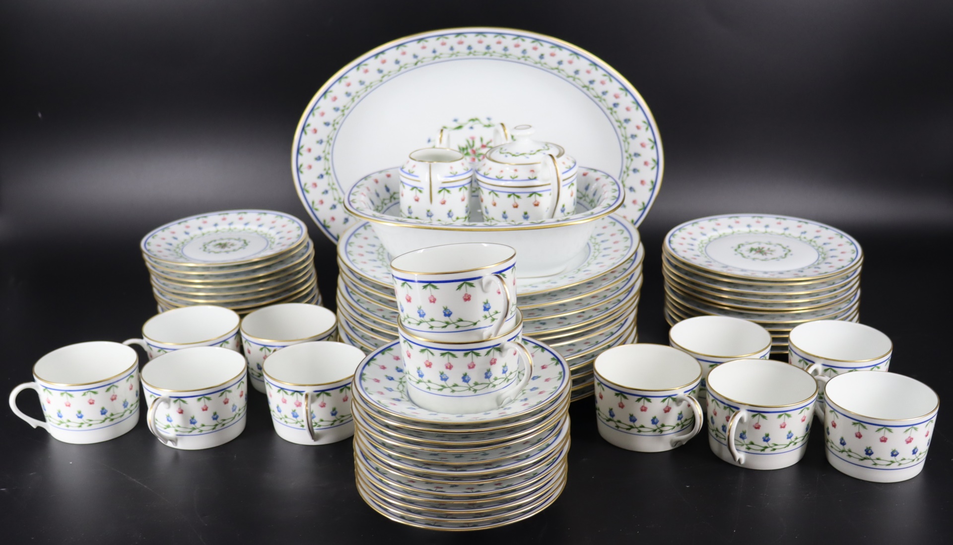 LIMOGES CERALINE PORCELAIN SERVICE