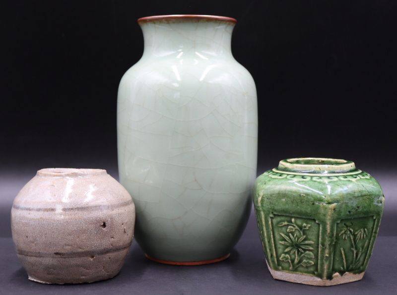  3 CHINESE PORCELAIN VASES Includes 3b8d47