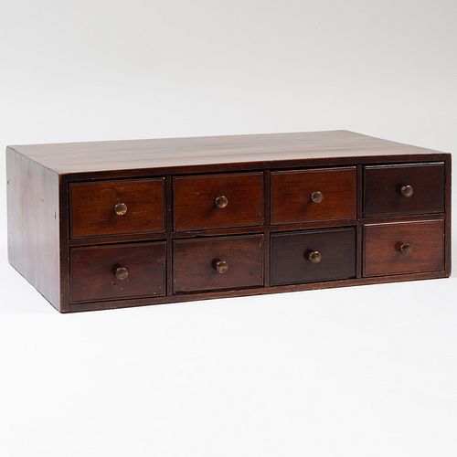 REGENCY MAHOGANY DOUBLE SIDED EIGHT DRAWER 3b8e31