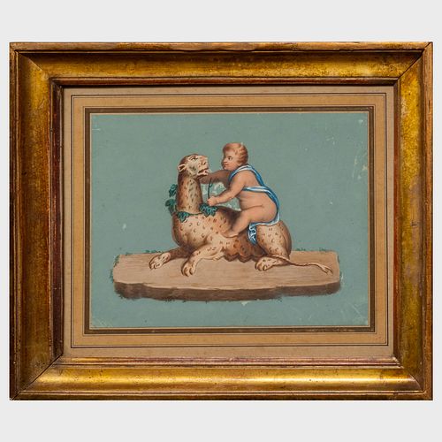 ITALIAN SCHOOL NEOCLASSICAL SCENES  3b8e45