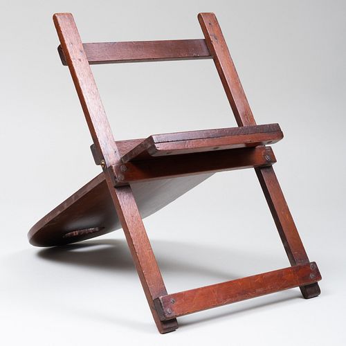 ENGLISH MAHOGANY BOOK RACK17 1/4