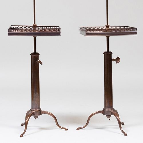 PAIR OF BRASS MOUNTED MAHOGANY 3b8f33