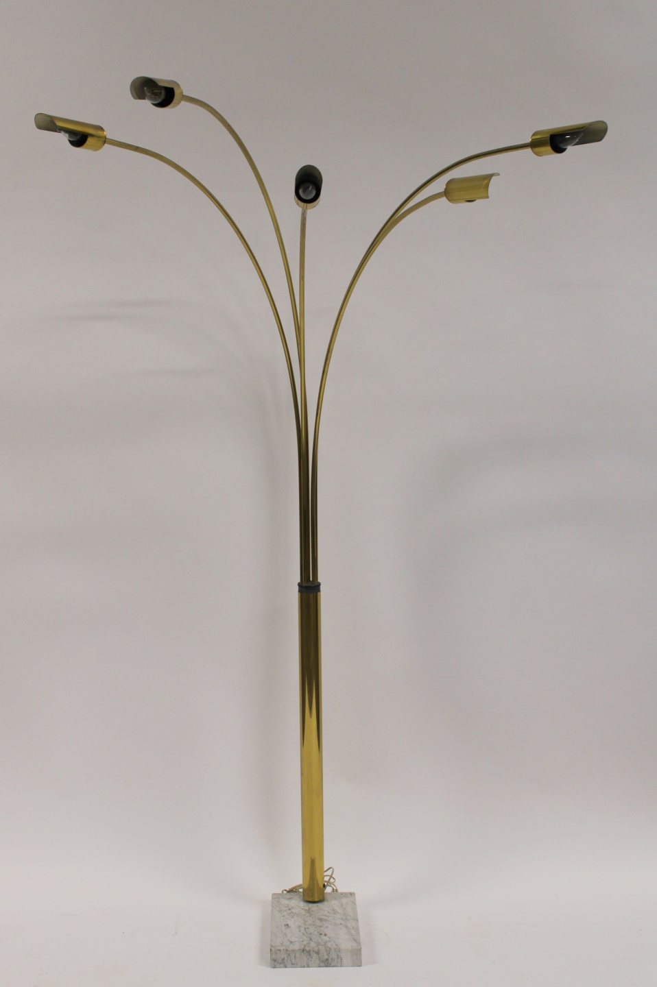 SEVENTIES BRASS MULTI ARM ARC LAMP  3b902f