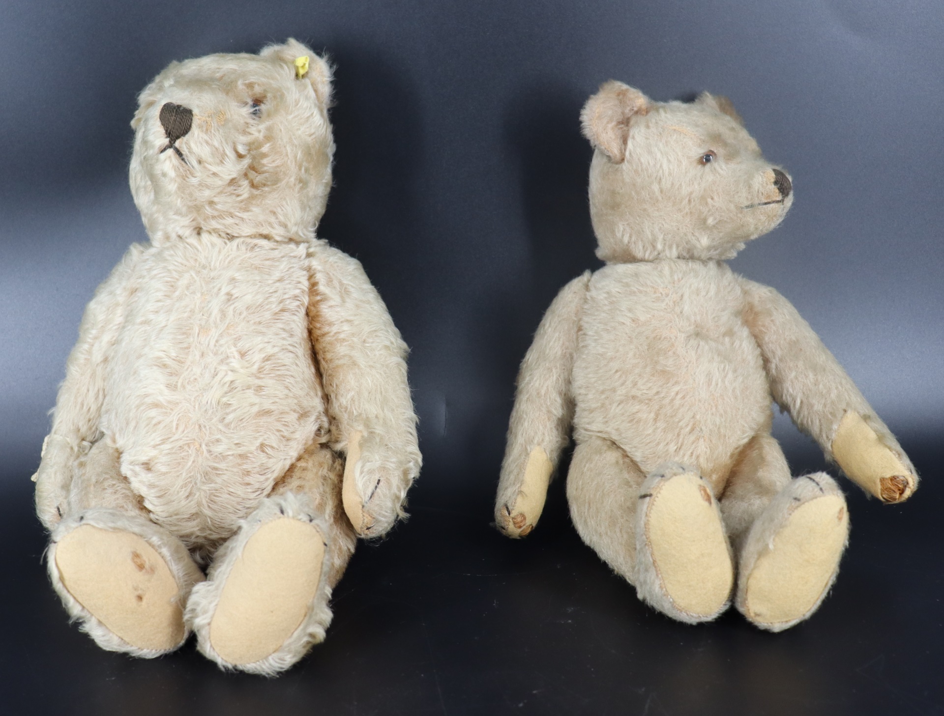 1 STEIFF BEAR & 1 ATTRIB TO STEIFF