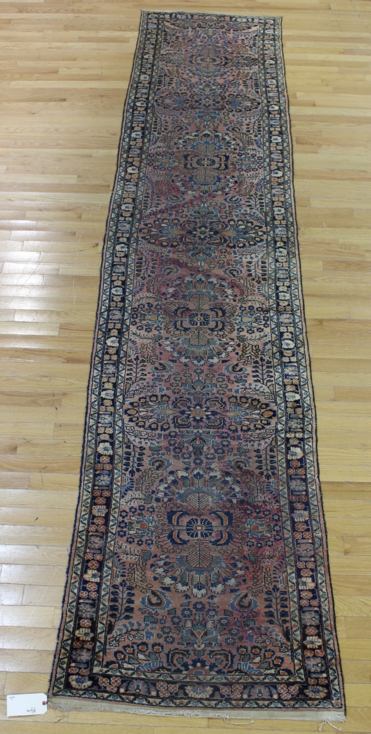 ANTIQUE AND FINELY HAND WOVEN SAROUK 3b9097