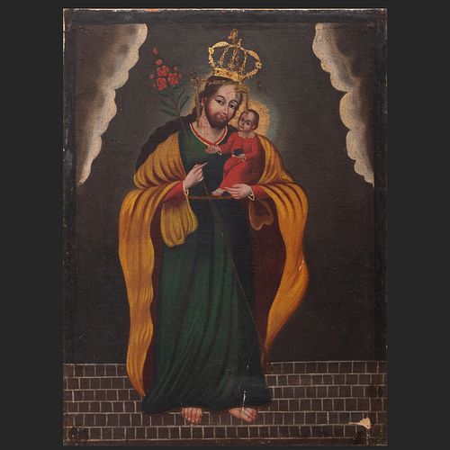 SPANISH COLONIAL SCHOOL: CHRIST AS KING