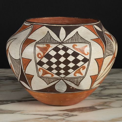 NATIVE AMERICAN POLYCHROME POTTERY 3b91da