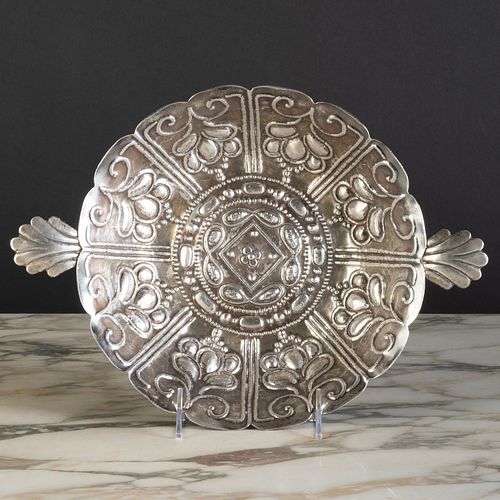 SPANISH COLONIAL STYLE SILVER METAL 3b91f6