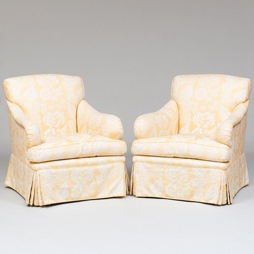 PAIR OF COLEFAX AND FOWLER UPHOLSTERED