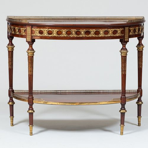 LOUIS PHILIPPE ORMOLU-MOUNTED MAHOGANY