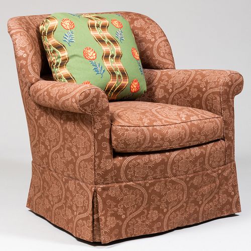 CONTEMPORARY UPHOLSTERED SWIVEL