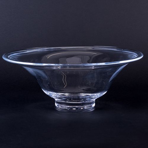 LARGE SIMON PEARCE GLASS CENTERBOWLImpressed