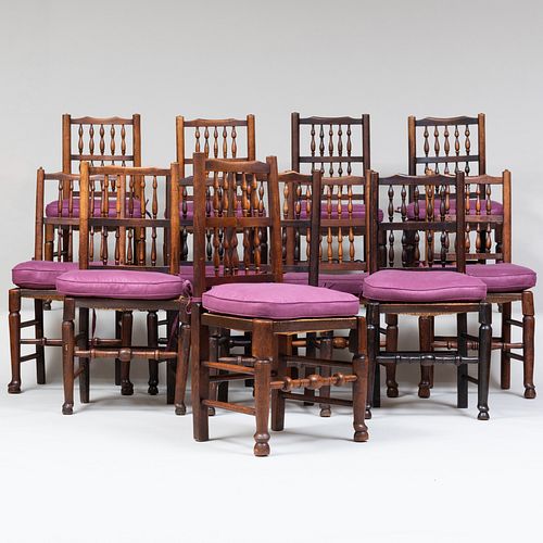 ASSEMBLED SET OF TWELVE ENGLISH