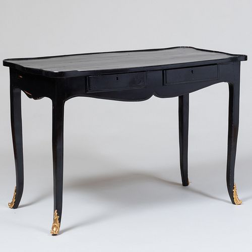 LOUIS XV STYLE ORMOLU-MOUNTED BLACK