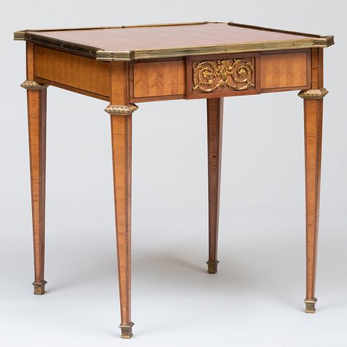 LOUIS XVI STYLE GILT-BRONZE AND