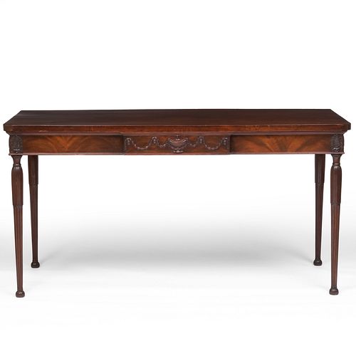 GEORGE III MAHOGANY SERVING TABLE36 3bbb72