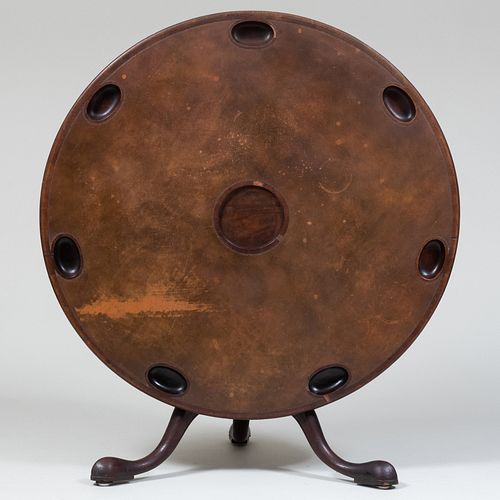 GEORGE III STYLE MAHOGANY CIRCULAR