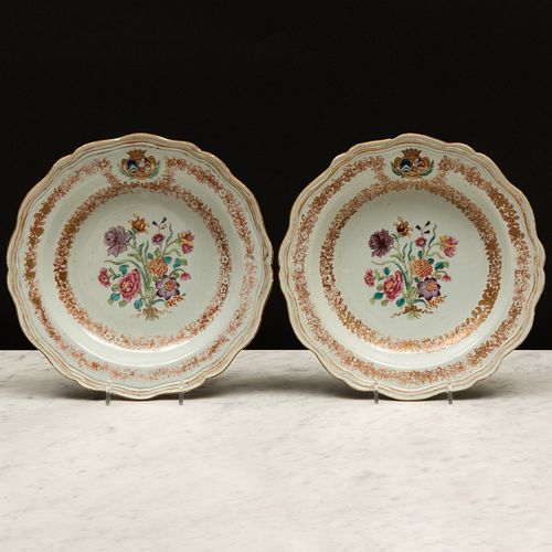 PAIR OF CHINESE EXPORT FAMILLE 3bbcce