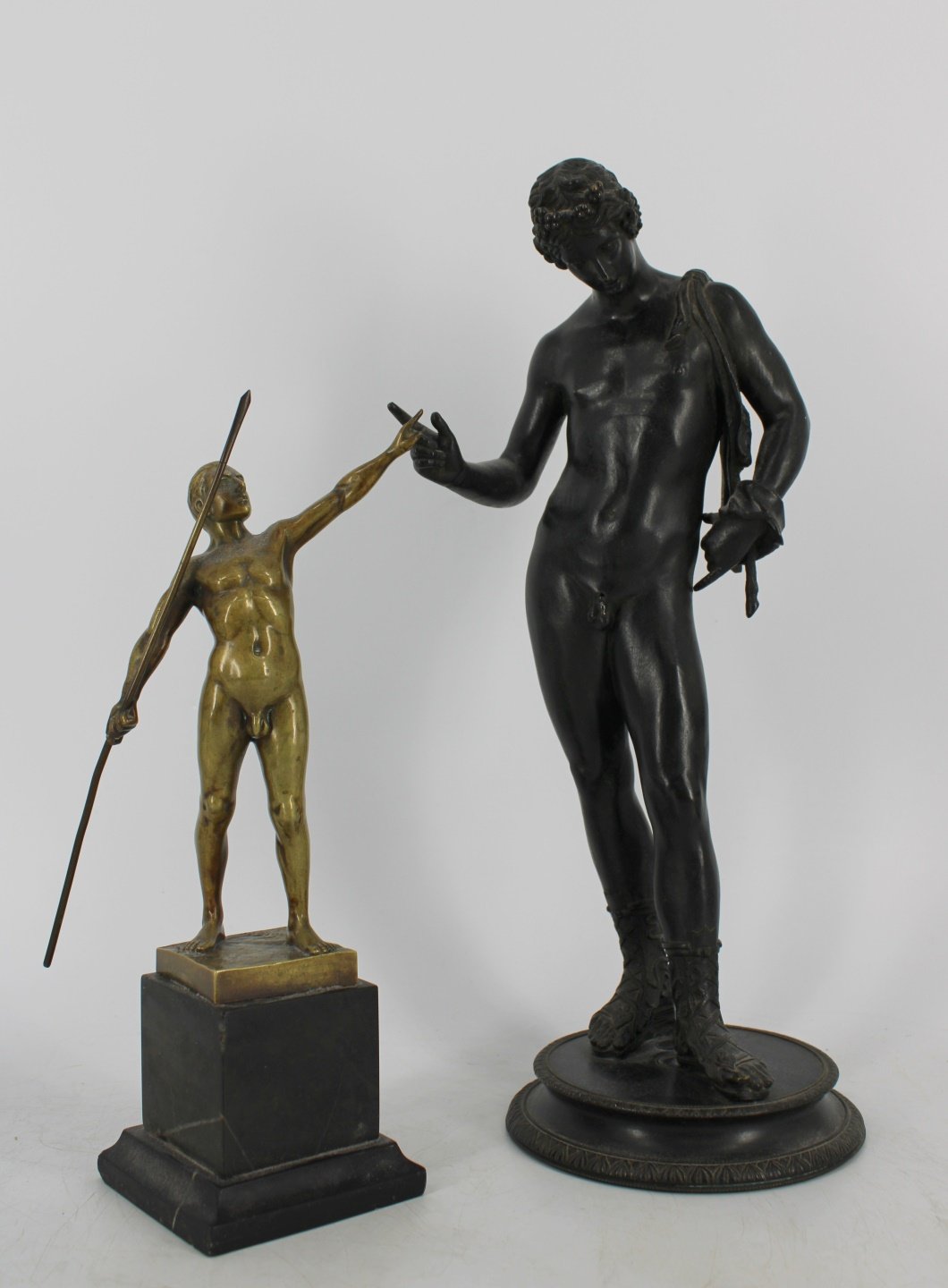 2 ANTIQUE BRONZE SCULPTURES 1 3bbd8f