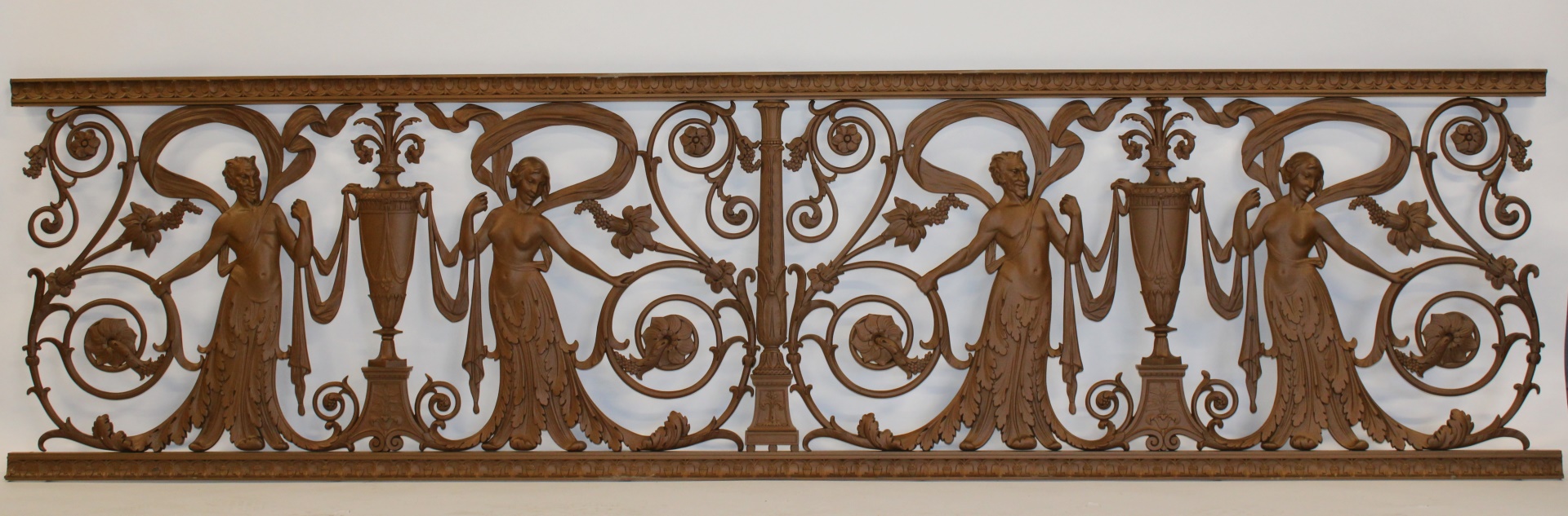 ANTIQUE BRONZE FIGURAL FRIEZE FROM 3bbdb1