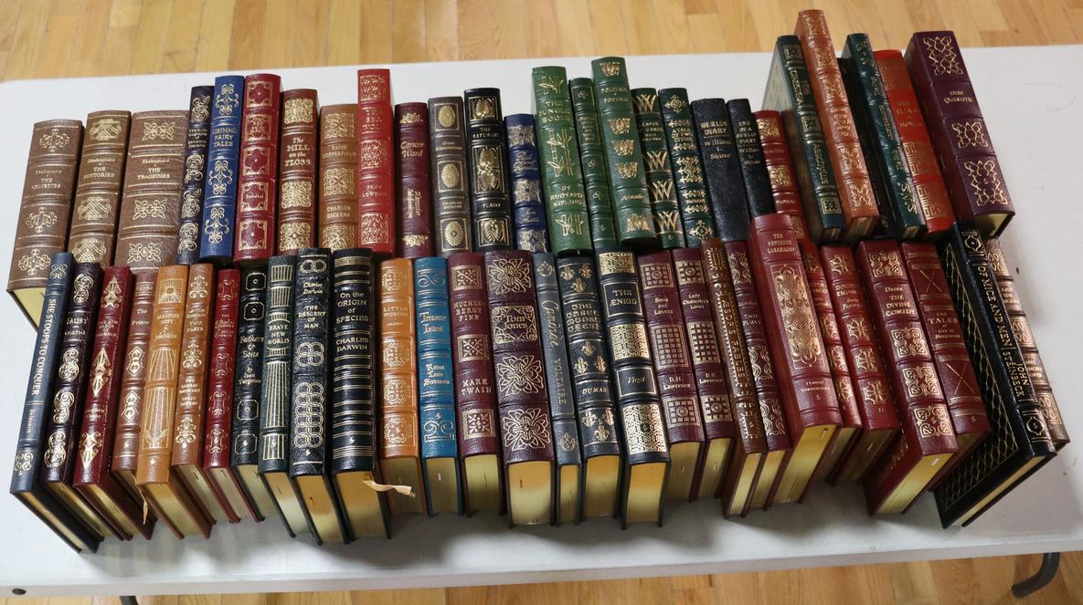 GROUP OF LEATHER EASTON PRESS BOOKS