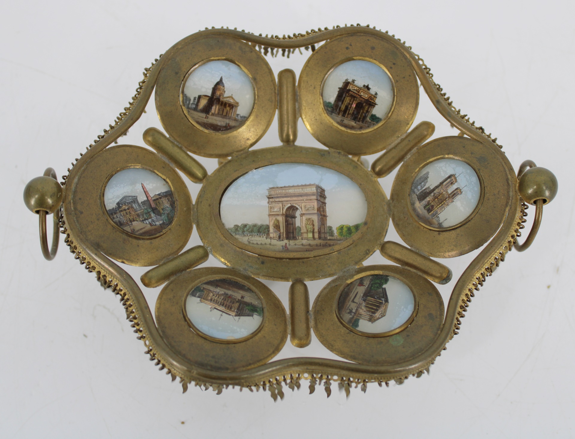 GILT METAL MOUNTED MINIATURE GRAND