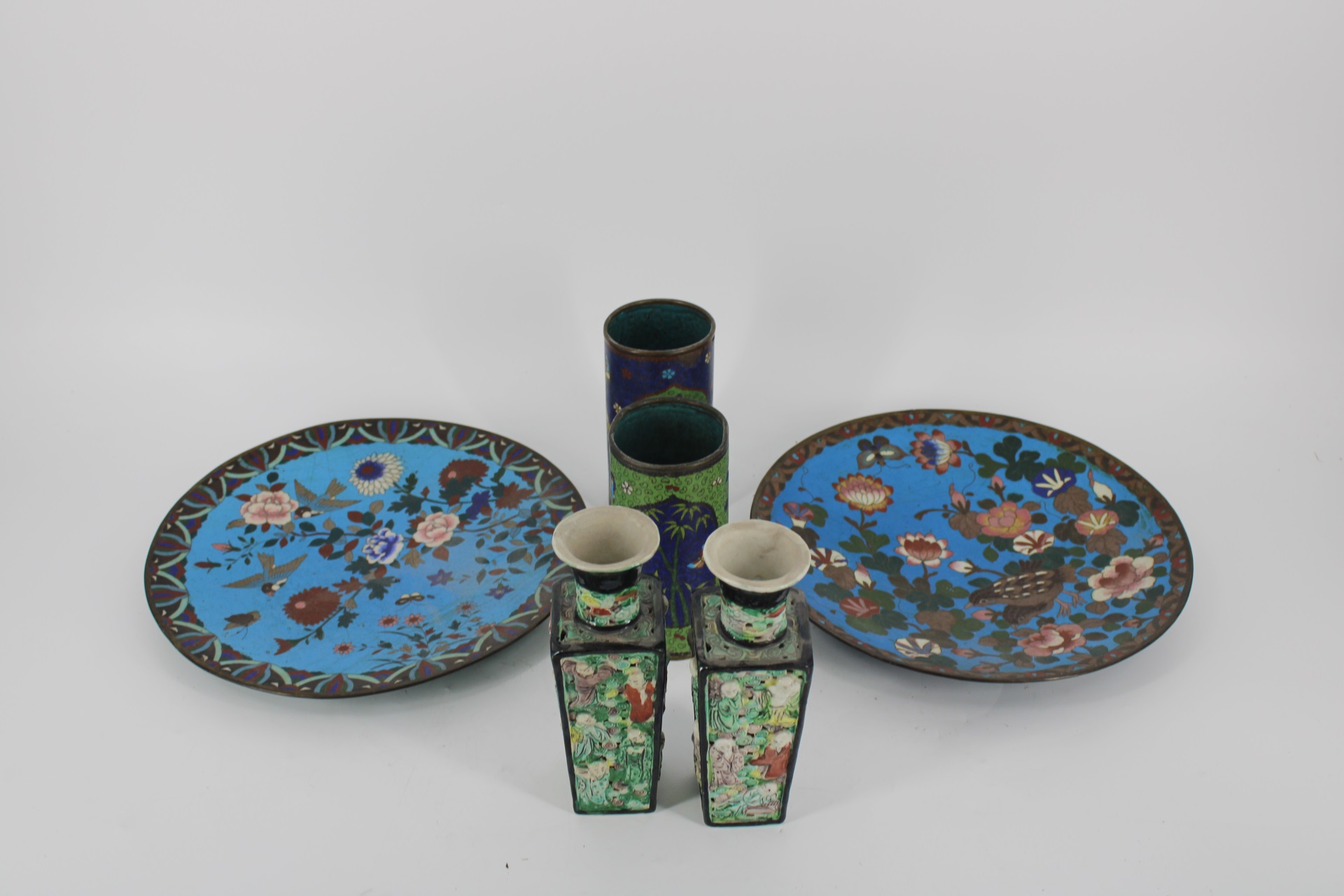 ANTIQUE LOT OF ASIAN CLOISONNE 3bbe50