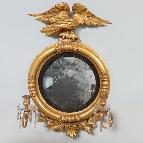 FEDERAL GILTWOOD CONVEX GIRANDOLE 3bbe93