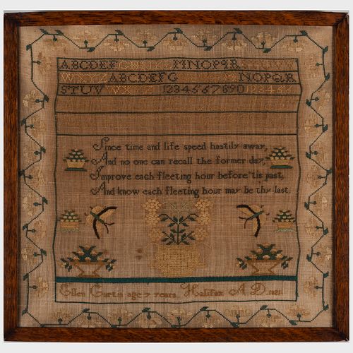 CANADIAN NEEDLEWORK SAMPLERInscribed 3bbeb2