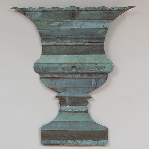 DAVID MONTGOMERY COPPER URN SILHOUETTE