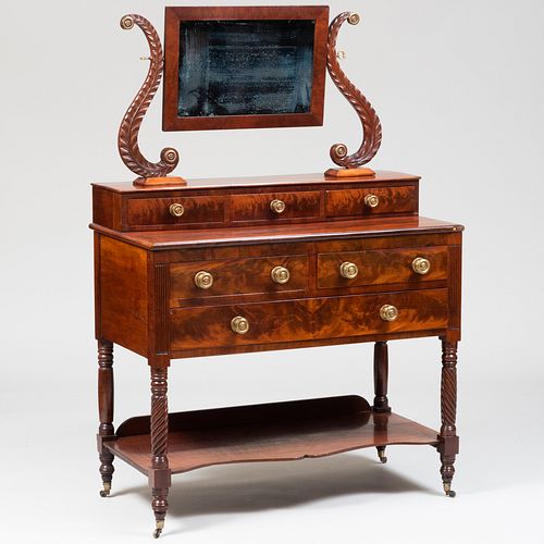 FEDERAL MAHOGANY DRESSING TABLE  3bbece