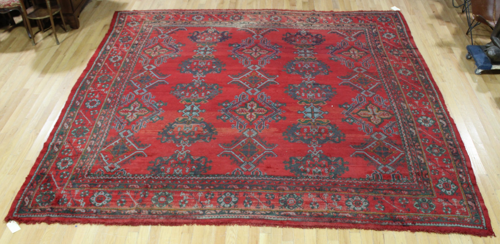 ANTIQUE AND FINELY HAND WOVEN ROOMSIZE 3bbef1