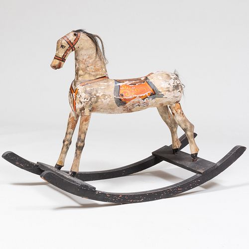 AMERICAN PAINTED ROCKING HORSEWith 3bbf55