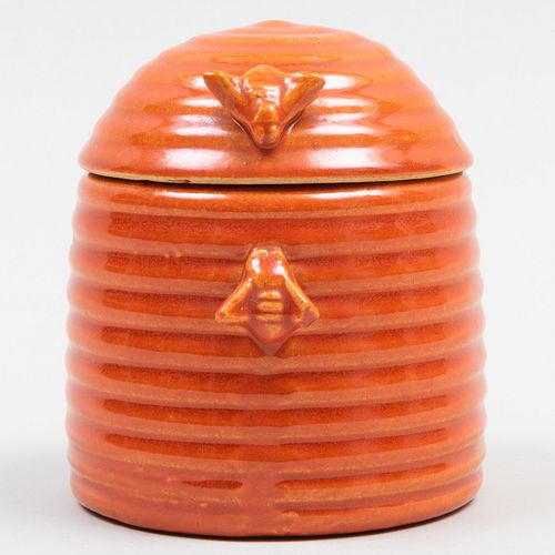 AMERICAN ORANGE GLAZED POTTERY