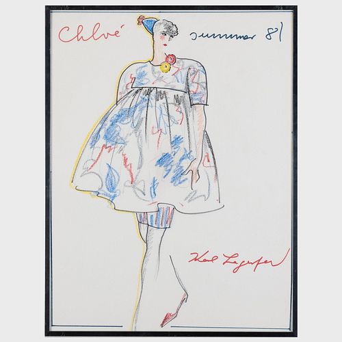 ATTRIBUTED TO KARL LAGERFELD 1938 2019  3bc0a1