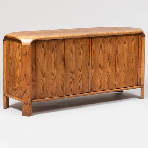 OAK CREDENZA, ATTRIBUTED TO LOU